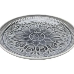 Sale Teller Sicilia Mandala Grau O21Cm Geschirr & Tischaccessoires