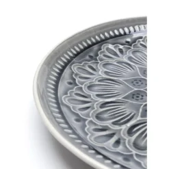 New Teller Sicilia Mandala Grau O27Cm Geschirr & Tischaccessoires