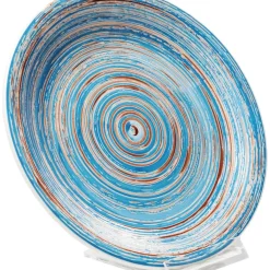 Clearance Teller Swirl Blau O19Cm Geschirr & Tischaccessoires