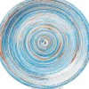 Discount Teller Swirl Blau O27Cm Geschirr & Tischaccessoires