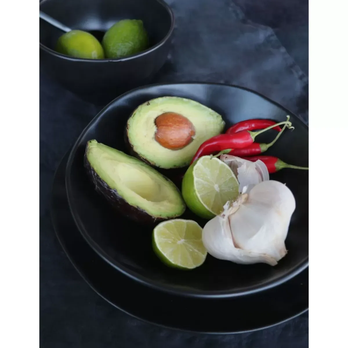Discount Teller Tief Organic Black O22Cm Geschirr & Tischaccessoires