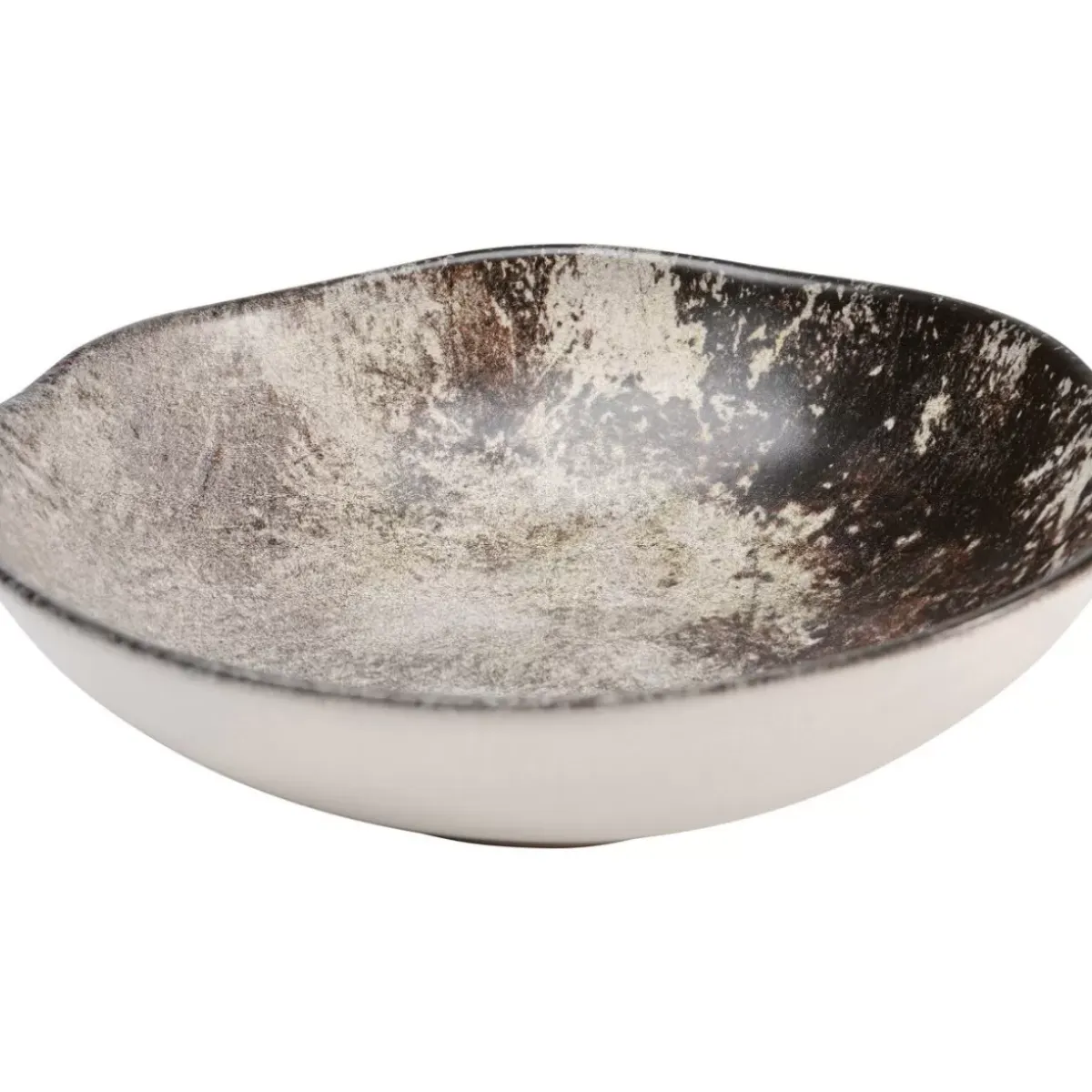 Outlet Teller Tief Savannah Braun/Grau Matt O20Cm Geschirr & Tischaccessoires