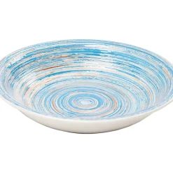 Hot Teller Tief Swirl Blau O21Cm Geschirr & Tischaccessoires