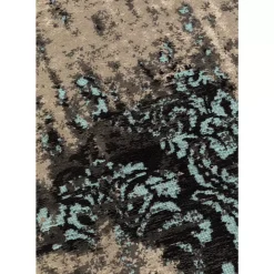 Teppich Kelim Ornament Turkis O200Cm Teppiche