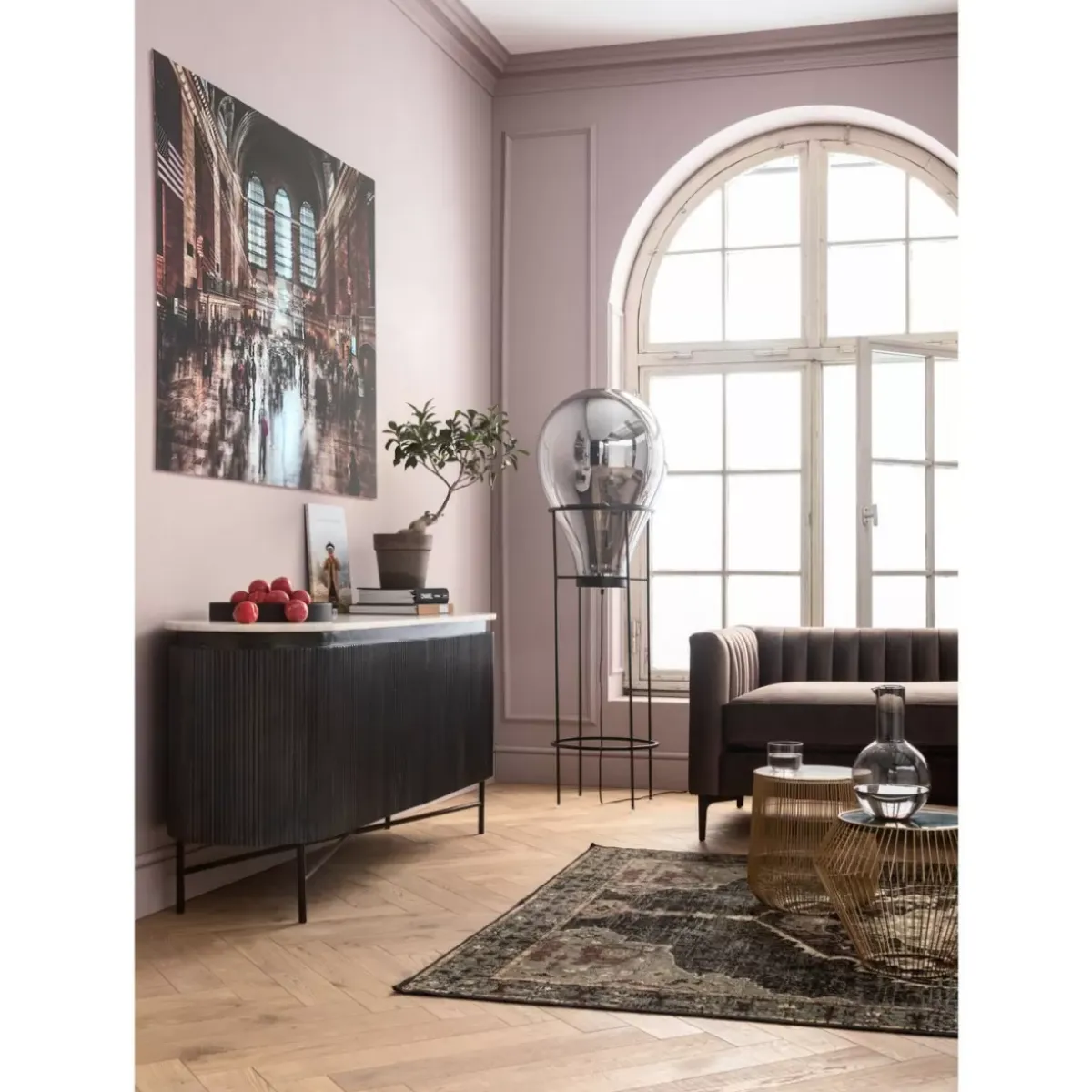 Discount Teppich Ornamento Anthrazit 170X240Cm Teppiche