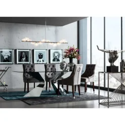 Online Tisch Gloria Chrome 200X100Cm Tische