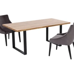 New Tisch Jackie Eiche Schwarz 160X80 Tische