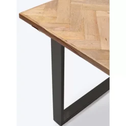 Discount Tisch Parquet Schwarz 180X90 Tische