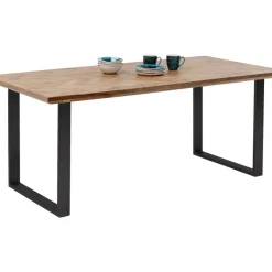 Discount Tisch Parquet Schwarz 180X90 Tische