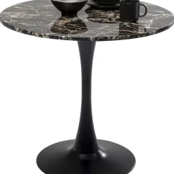 Discount Tisch Schickeria Marmor Schwarz O80Cm Tische