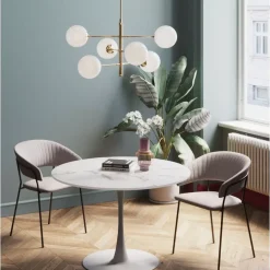 Clearance Tisch Schickeria Marmor Weis O110Cm Tische