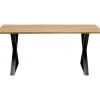 Discount Tisch Symphony Eiche Cross Schwarz 200X100Cm Tische