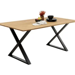 Discount Tisch Symphony Eiche Cross Schwarz 200X100Cm Tische