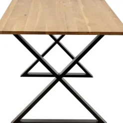 Discount Tisch Symphony Eiche Cross Schwarz 200X100Cm Tische