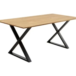 Discount Tisch Symphony Eiche Cross Schwarz 200X100Cm Tische