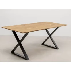 Sale Tisch Symphony Eiche Cross Schwarz 180X90Cm Tische