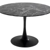 New Tisch Veneto Marmor Schwarz O110Cm Tische