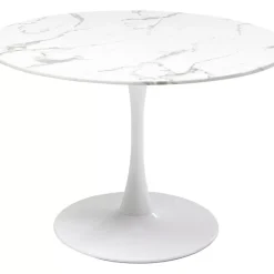 Hot Tisch Veneto Marmor Weis O110Cm Tische
