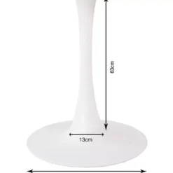 Hot Tischgestell Schickeria Weis O80Cm Tische