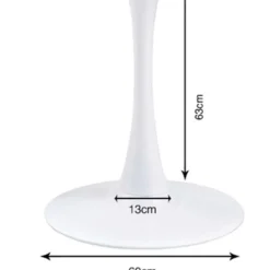 Best Tischgestell Schickeria Weis O110Cm Tische