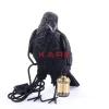 Outlet Tischleuchte Animal Crow Matt Schwarz Tischleuchten