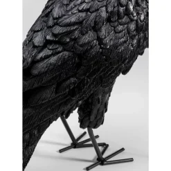 Outlet Tischleuchte Animal Crow Matt Schwarz Tischleuchten