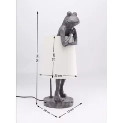 New Tischleuchte Animal Frog Grau Tischleuchten