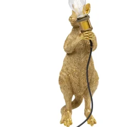 Clearance Tischleuchte Animal Kangaroo Gold 46Cm Tischleuchten