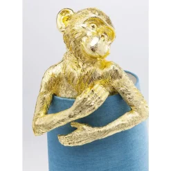 Online Tischleuchte Animal Monkey Gold Blau Tischleuchten
