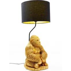 Discount Tischleuchte Animal Monkey Gorilla Gold Tischleuchten