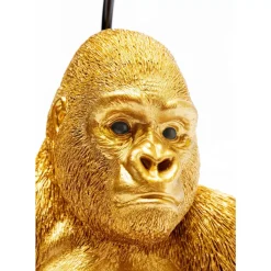 Discount Tischleuchte Animal Monkey Gorilla Gold Tischleuchten