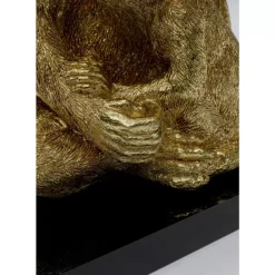 Tischleuchte Animal Monkey Love Hug Gold 50Cm Tischleuchten