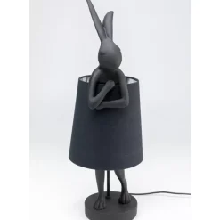 Sale Tischleuchte Animal Rabbit Matt Schwarz 68Cm Tischleuchten