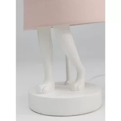Hot Tischleuchte Animal Rabbit Weis/Rosa 50Cm Tischleuchten
