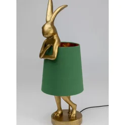 Best Tischleuchte Animal Rabbit Gold/Grun 68Cm Tischleuchten