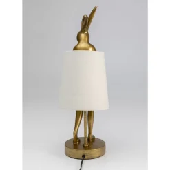 Online Tischleuchte Animal Rabbit Gold/Weis 50Cm Tischleuchten