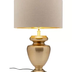 Hot Tischleuchte Barock Gold Beige 49Cm Tischleuchten