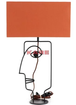 Discount Tischleuchte Face Wire Orange Tischleuchten