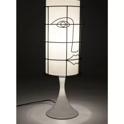 New Tischleuchte Grid Face Weis 60Cm Tischleuchten