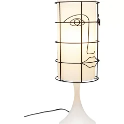 New Tischleuchte Grid Face Weis 60Cm Tischleuchten