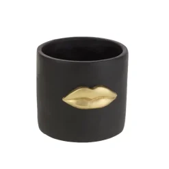 Outlet Ubertopf Lips Schwarz/Gold Aufbewahrung & Ordnung