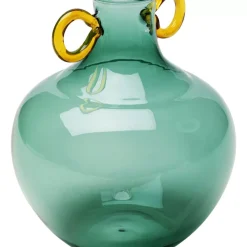Discount Vase Amore Handle Blau 16Cm Vasen