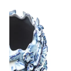 Sale Vase Butterflies Lightblue 35Cm Vasen