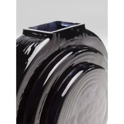 Vase Las Vegas Disc Schwarz Vasen