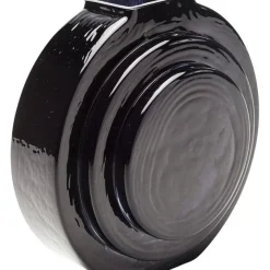 Vase Las Vegas Disc Schwarz Vasen