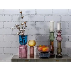 Hot Vase Marvelous Duo Gelb Lila 31Cm Vasen