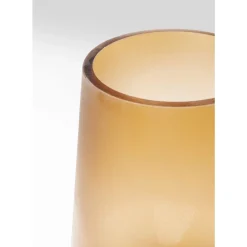 Clearance Vase Noble Ring Amber Matt 26Cm Vasen