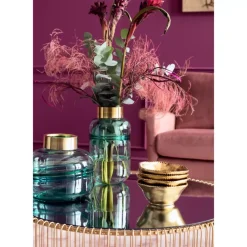 Sale Vase Positano Belly Grun 28Cm Vasen