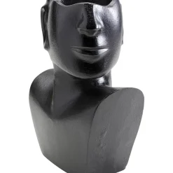 Online Vase Rostro Side Schwarz 27Cm Vasen