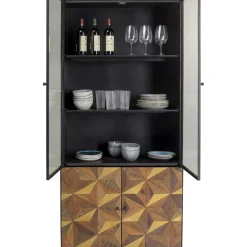 Clearance Vitrine Illusion Gold 90X180Cm Regale